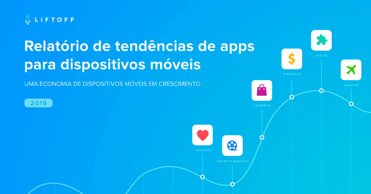 NOVO! Relatório de tendências de apps para dispositivos móveis de 2019